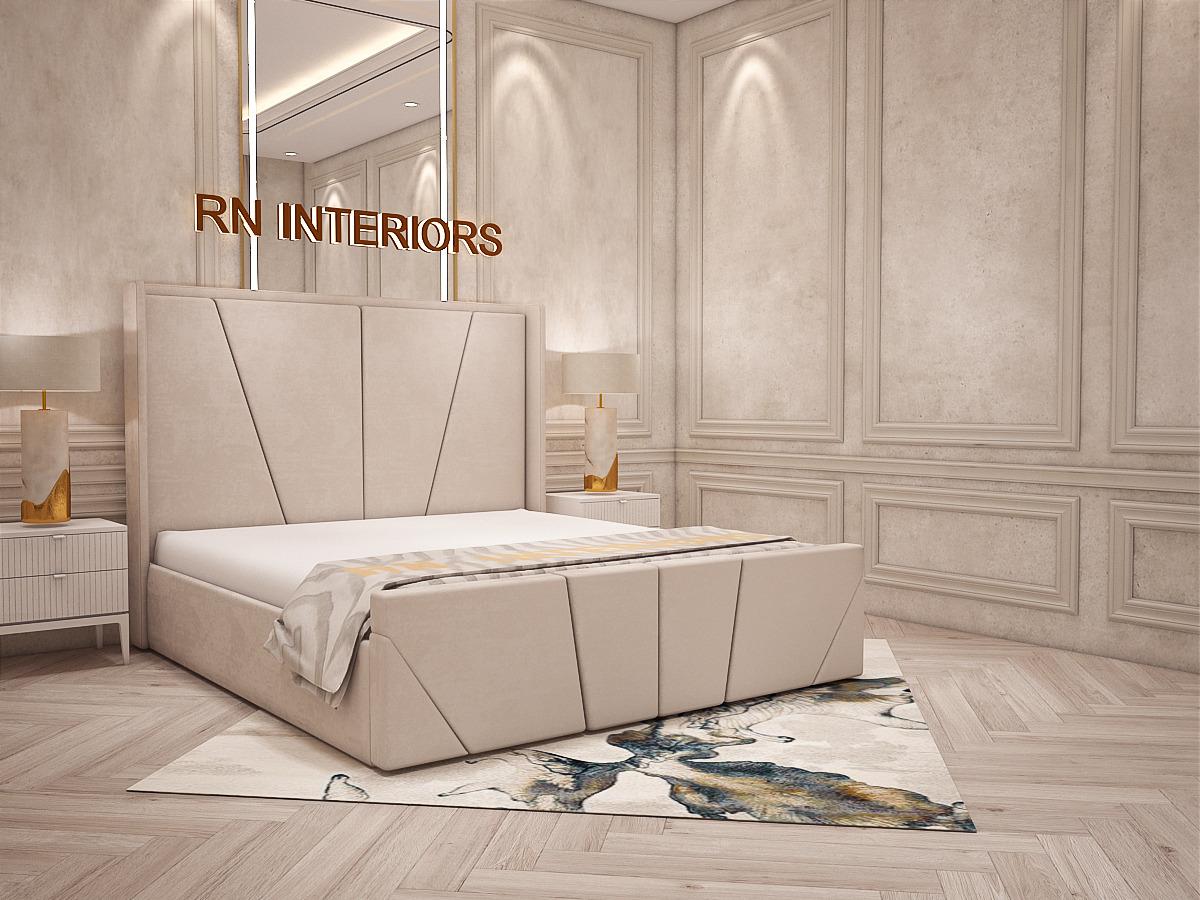 Sunrise Wingback Bed