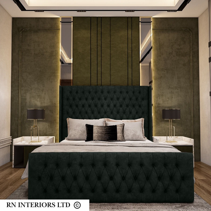 Atlas Wingback Bed Frame