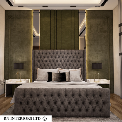 Atlas Wingback Bed Frame