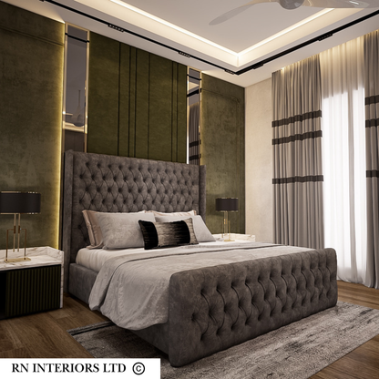Atlas Wingback Bed Frame