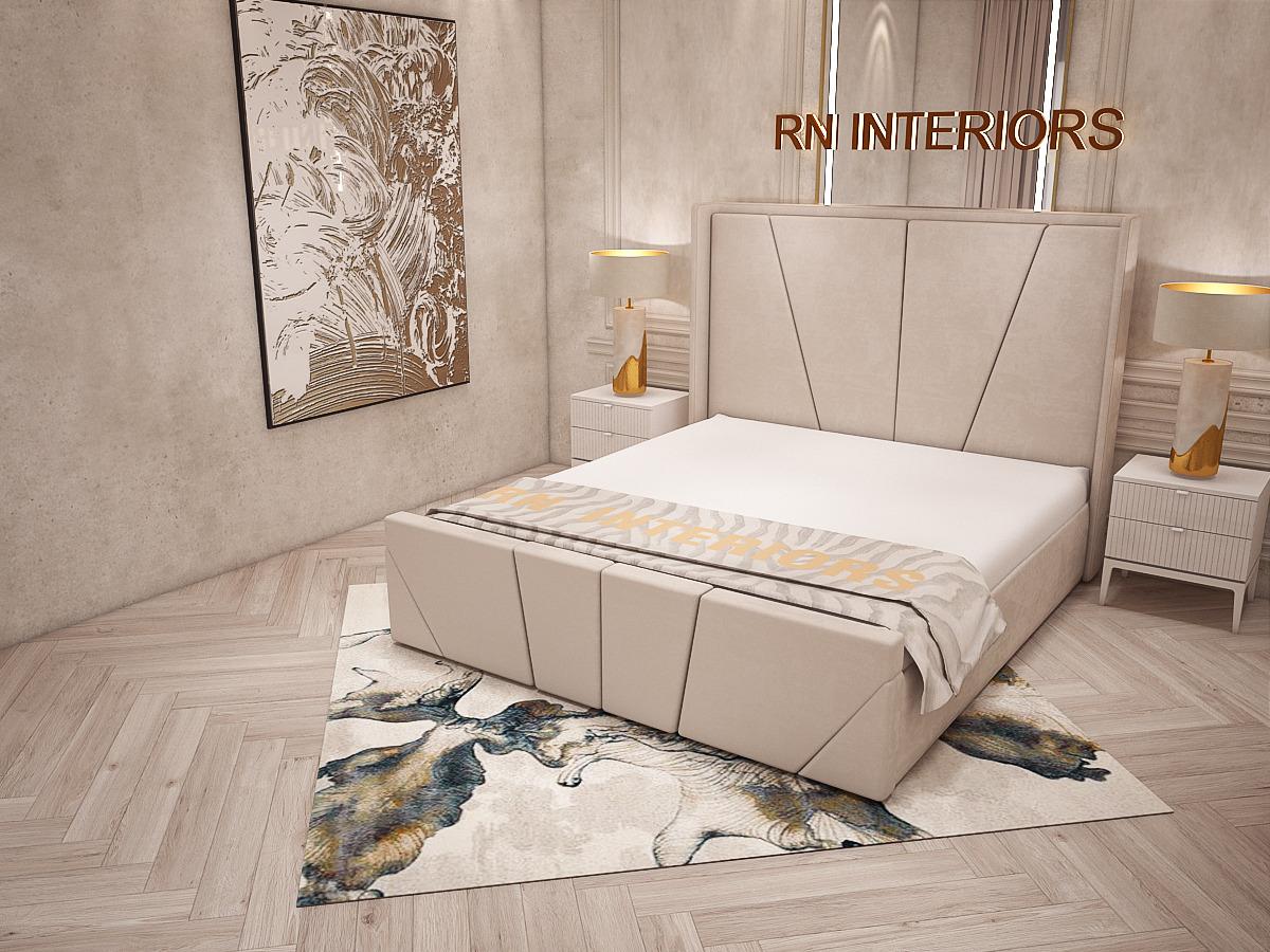 Sunrise Wingback Bed