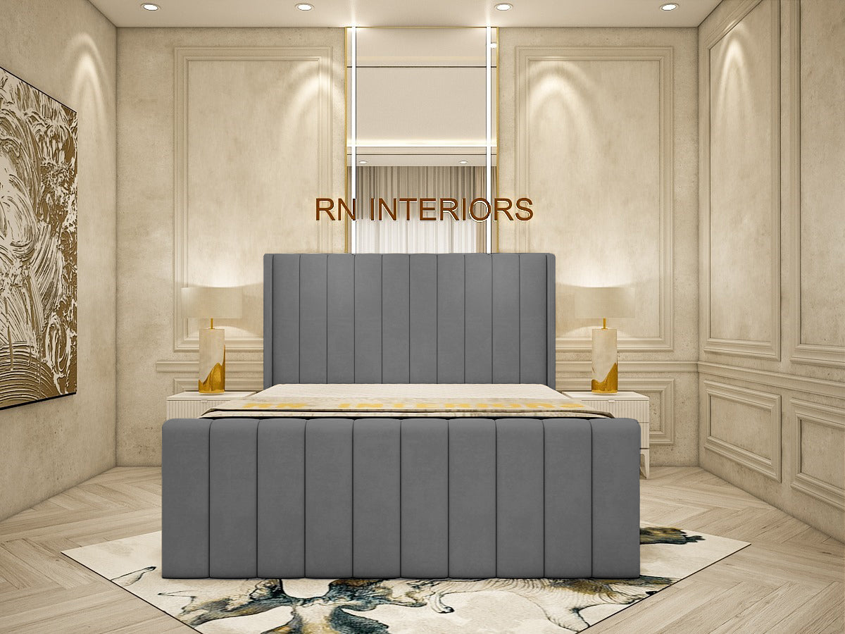 King Size Bed - Liner Single Bed Frame