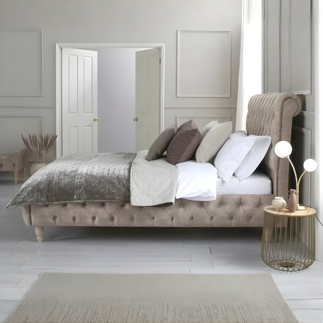 Luxury Lily Sleigh Bed Frame