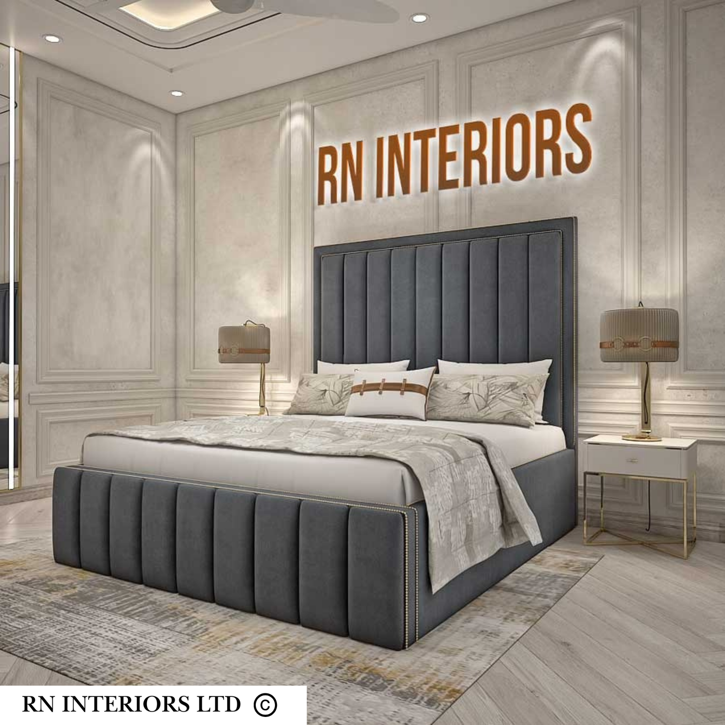 Dior Panel Bed Frame