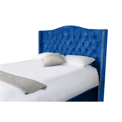 Selini Plush Velvet Upholstered Platform Bed Frame