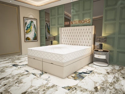 Sophia Wingback Chesterfield Divan Bed