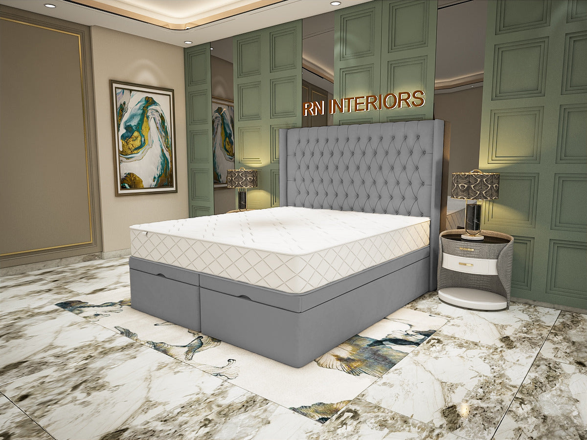 Sophia Wingback Chesterfield Divan Bed