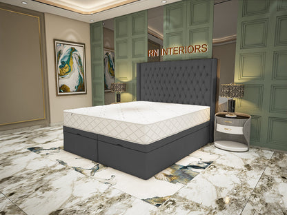 Sophia Wingback Chesterfield Divan Bed