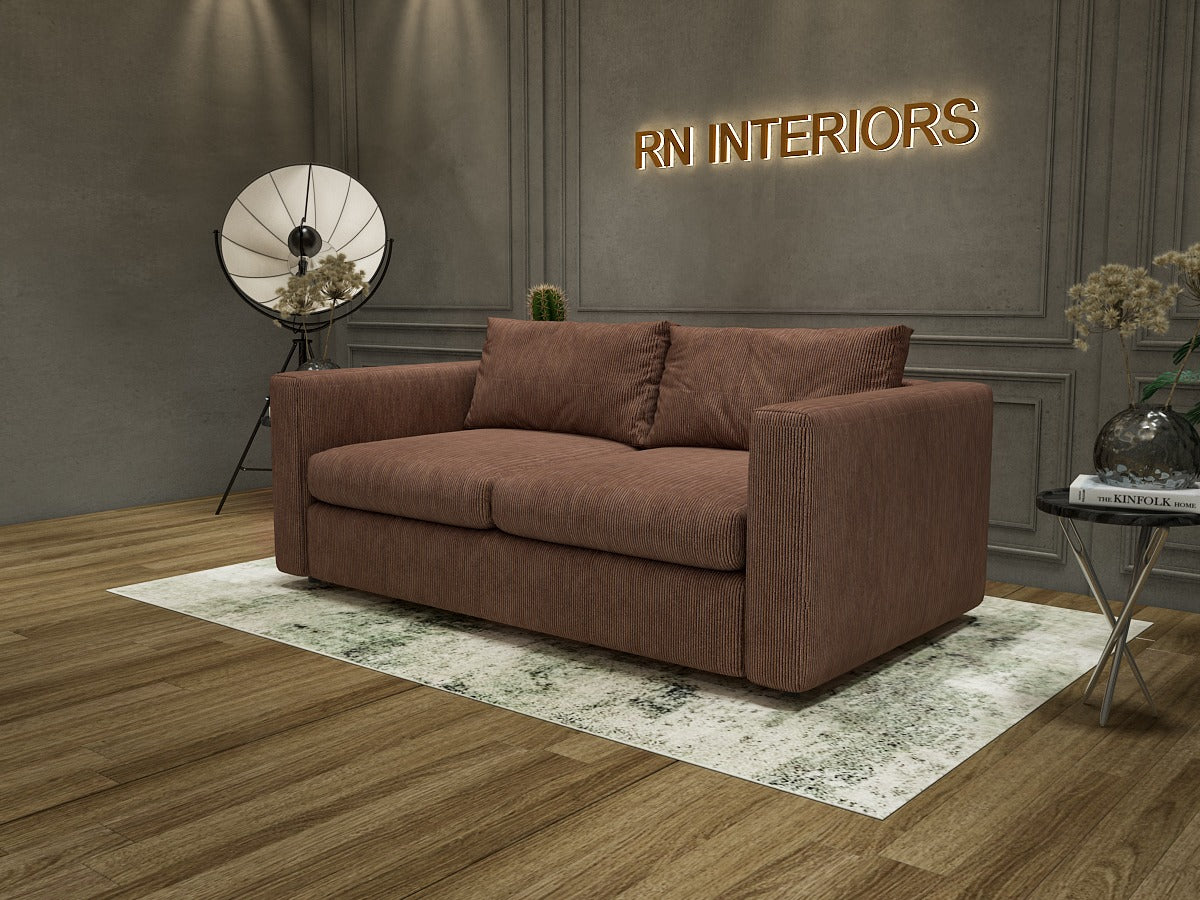 RN Interiors LTD Corduroy Comfort Sofa Set