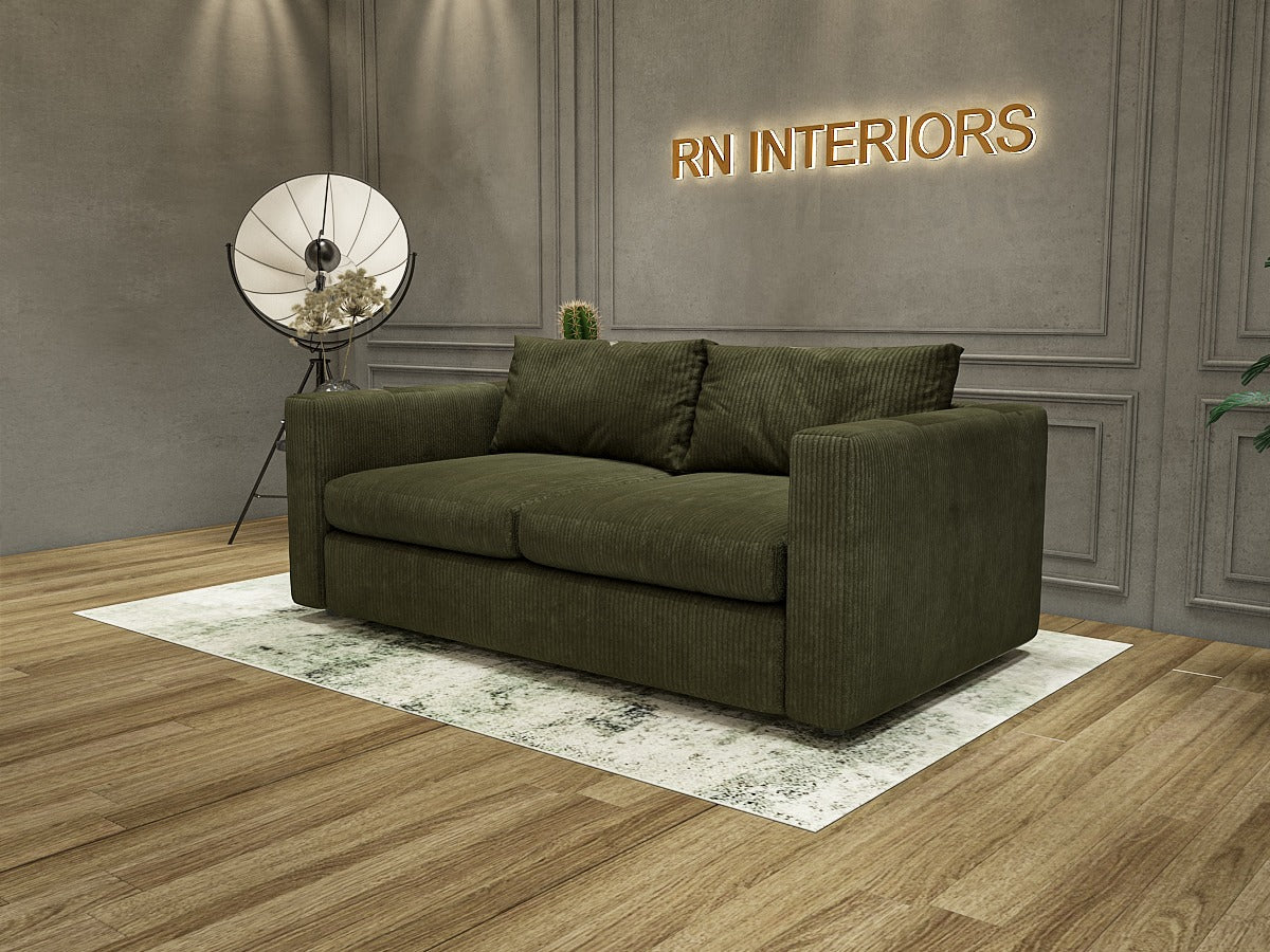RN Interiors LTD Corduroy Comfort Sofa Set