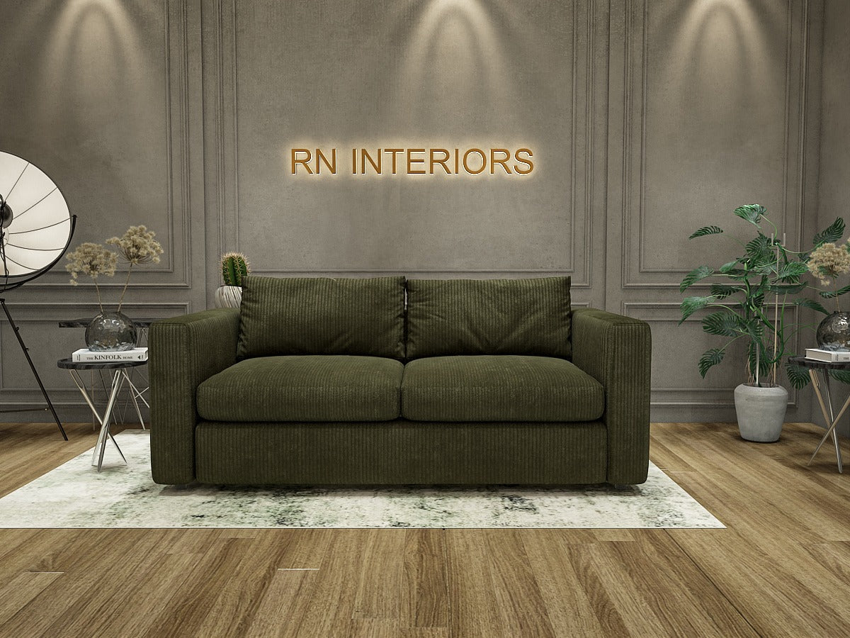 RN Interiors LTD Corduroy Comfort Sofa Set