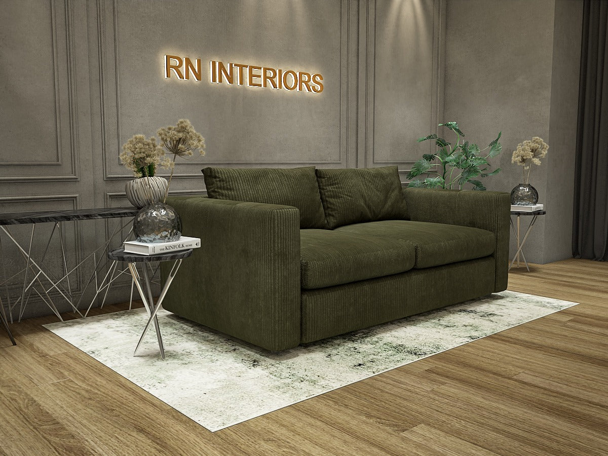 RN Interiors LTD Corduroy Comfort Sofa Set