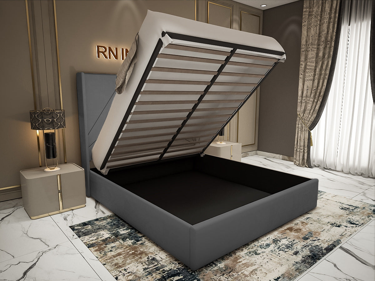King Size Bed Frame - Luxe Aura Bed